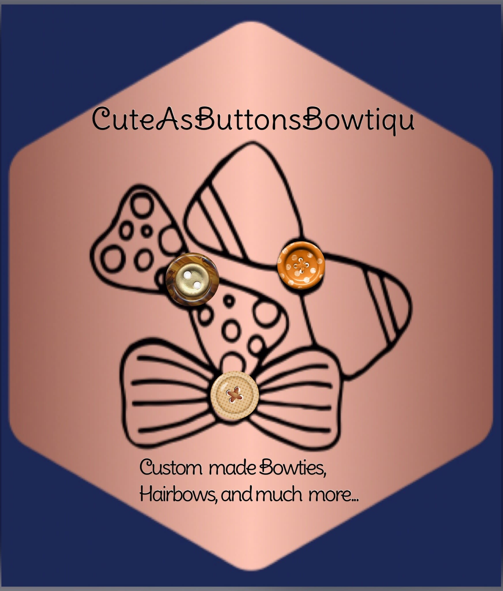 Cute As Buttons Bowtiqu