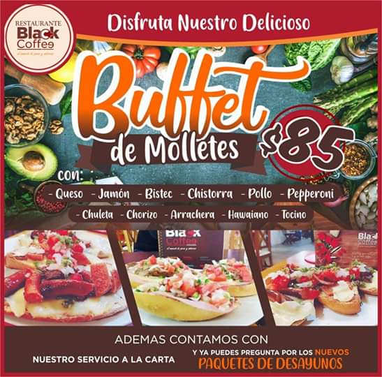 Buffet - Restaurante - Black Coffee - Restaurante | Texcoco