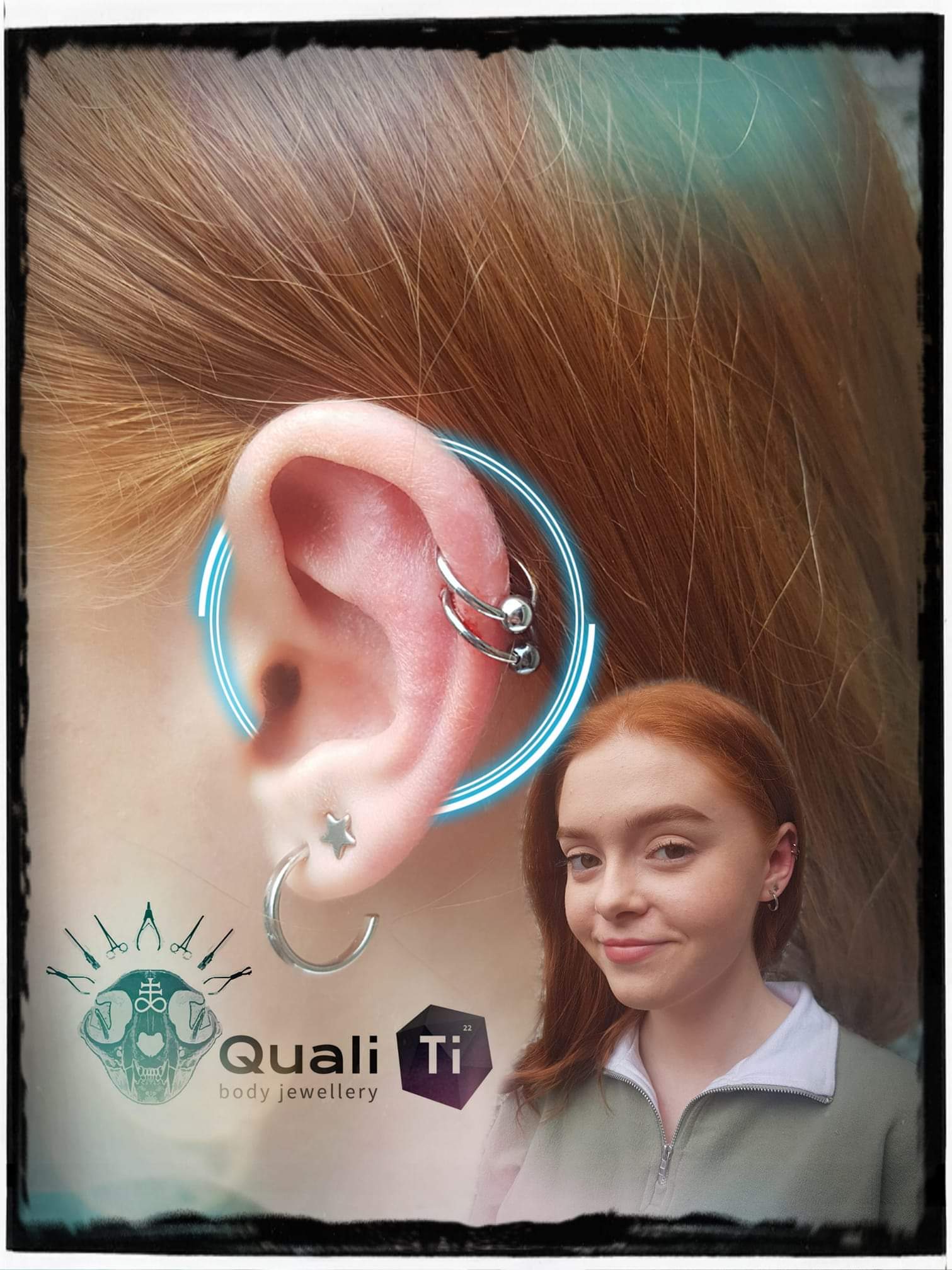 Ear Lulu's Body Piercing Reviews Titanium Single Star Earring