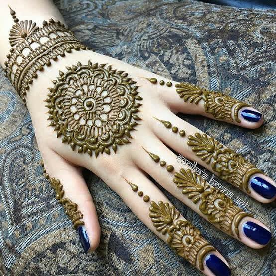 New Style Mandala Goll Tikki Mehndi Design 2020 || मंडला मेहंदी डिजाइन 2020  https://mehandide... | Mehndi designs, Simple mehndi designs, Round mehndi  design