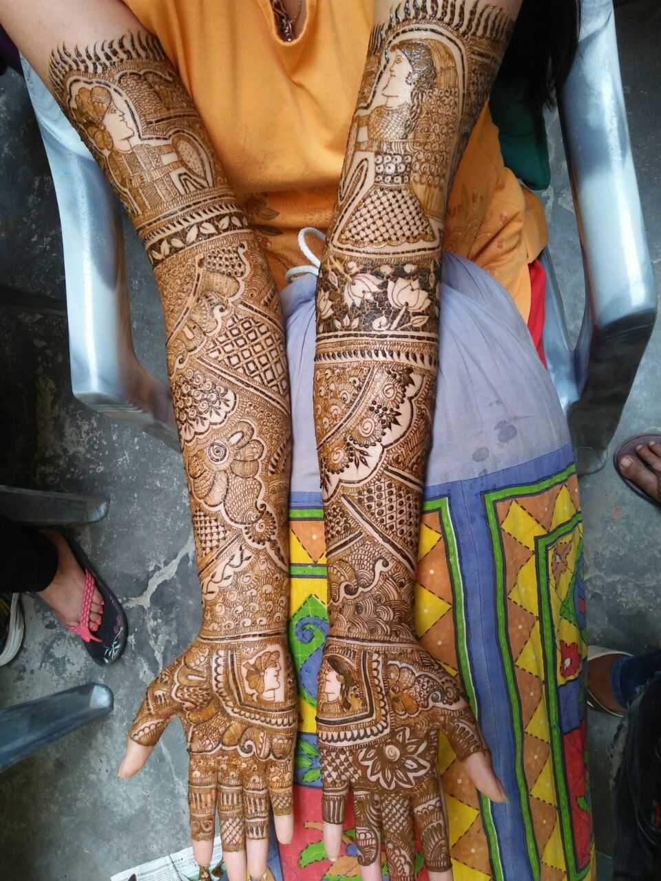 Arun Mehndi Artist 9878860329 Kharar, mohali, chandigarh, Zirakpur - Rajasthani  mehndi designs. Mehndi cone in Rajasthani mehndi design is closely made mehndi  design. All designs in Rajasthani bridal are small and closely