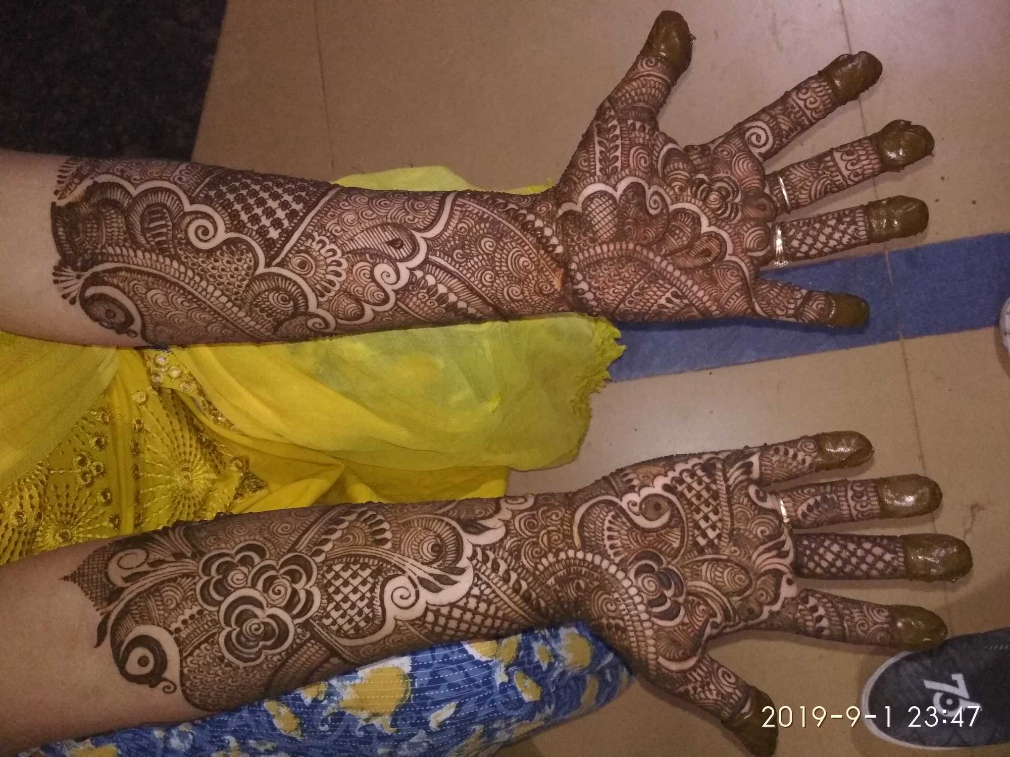 Bombay cut mehandi - Henna Design - R.K. MEHNDI ART - Henna Tattooist |  Batala