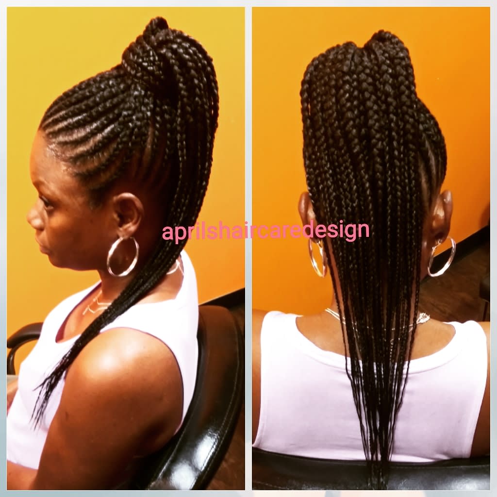 Cornrow Extensions - Hairdresser - April's Haircare Design - Hair Salon | Tamarac