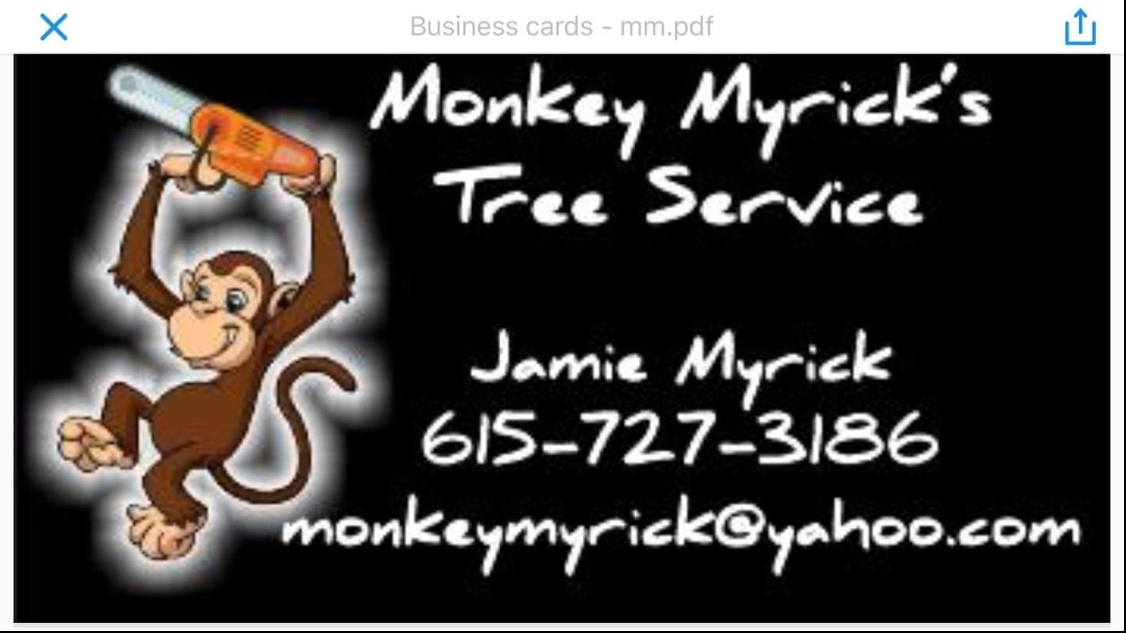 Monkey Myrick's Tree Service