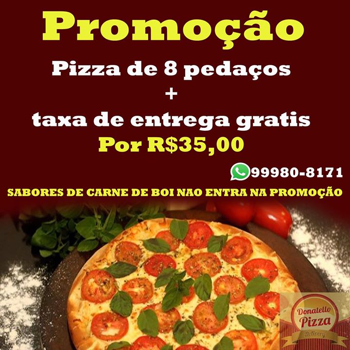 Pizzaria Donatello – O Sabor Italiano da Pizza – Disk Entrega