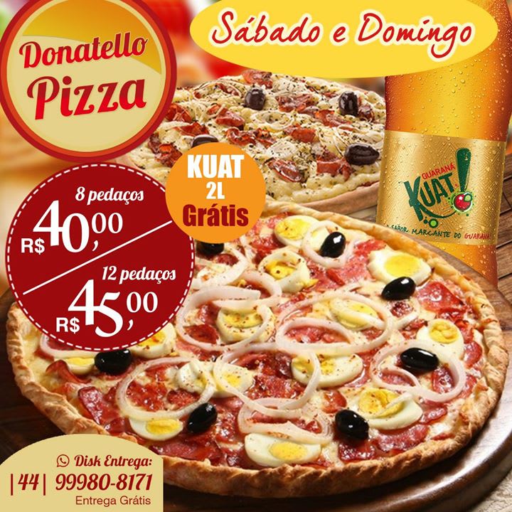 Pizzaria Donatello – O Sabor Italiano da Pizza – Disk Entrega