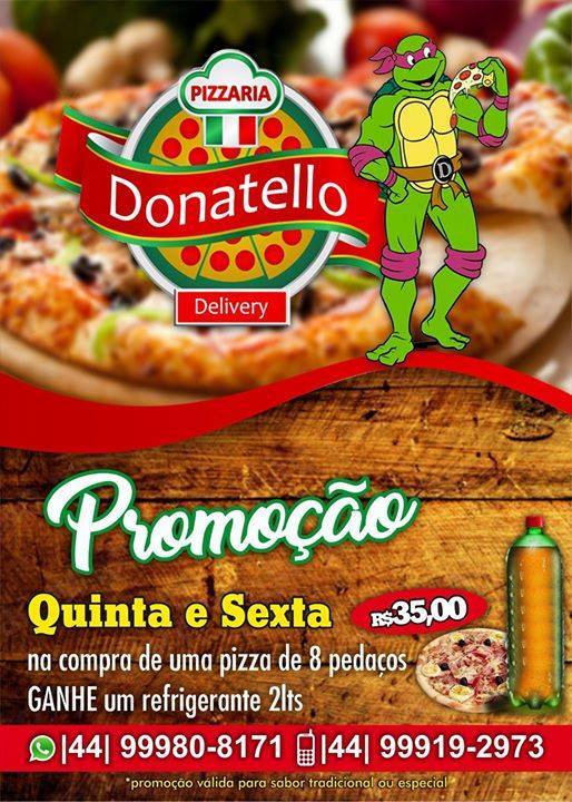 Pizzaria Donatello em Curitiba