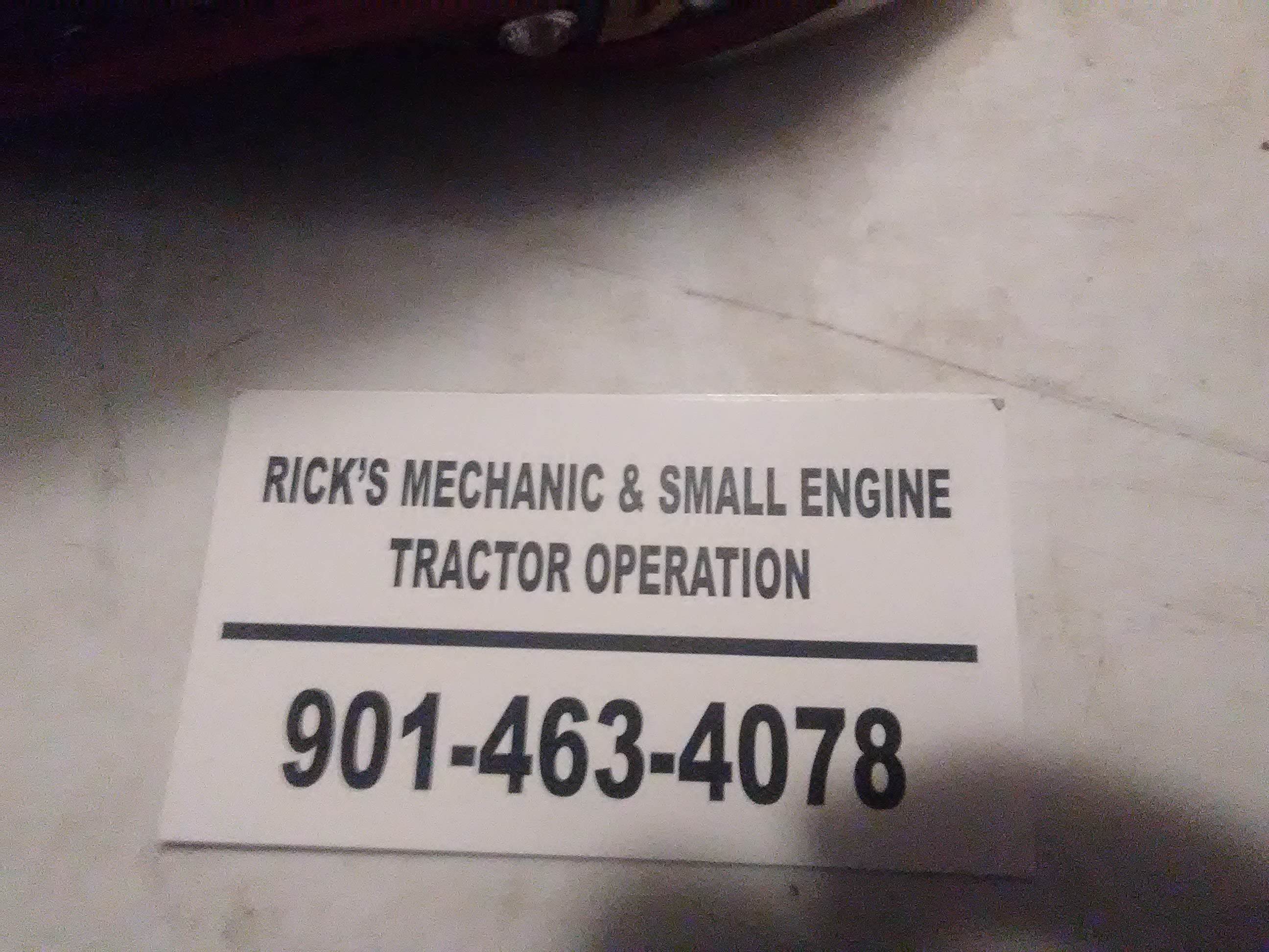 Rick's Mechanic and Small Engine
