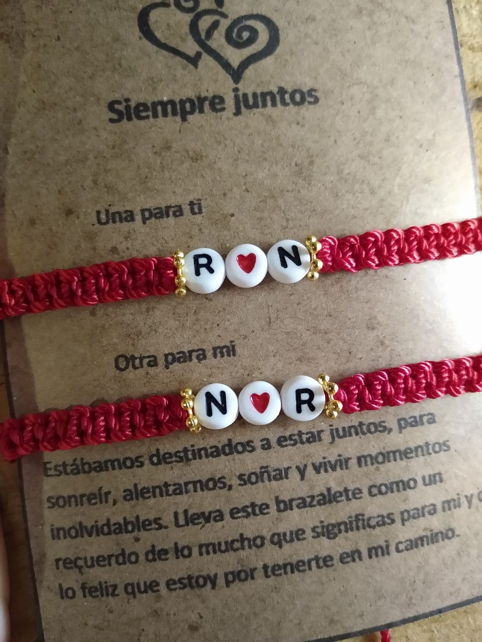 Pulseras personalizadas