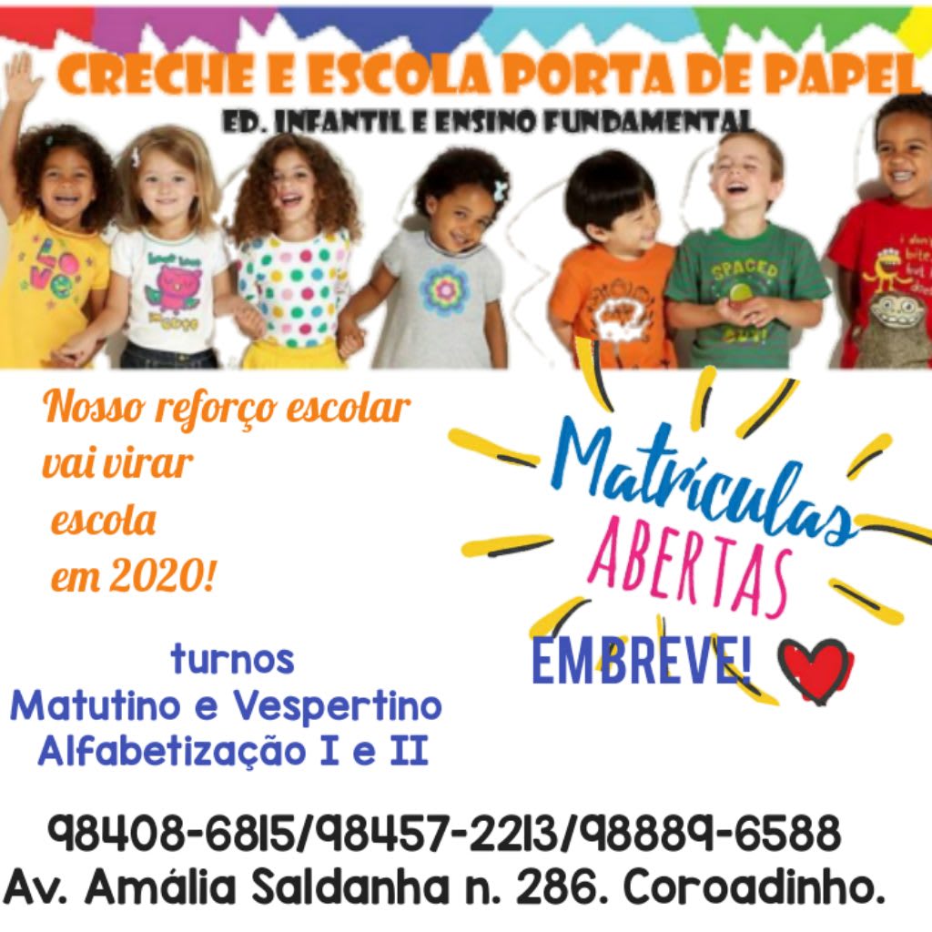 Pós Graduação São Luis e Região - 🔈 *Creche e Escola Porta de Papel tem a  honra de receber o polo da Faculdade Femaf no Coroadinho*🔊 ▷CURSOS  SUPERIORES EM: 🎯ADMINISTRAÇÃO 🎯SERVIÇO SOCIAL