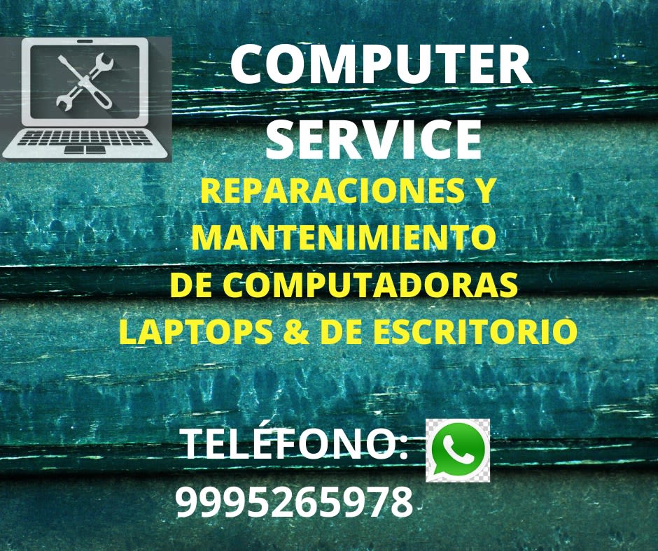 COMPUTER SERVICE Reparaciones y mantenimientos de computadoras de escritorio y laptops