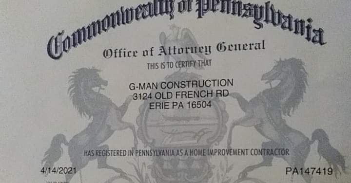 G Man Construction
