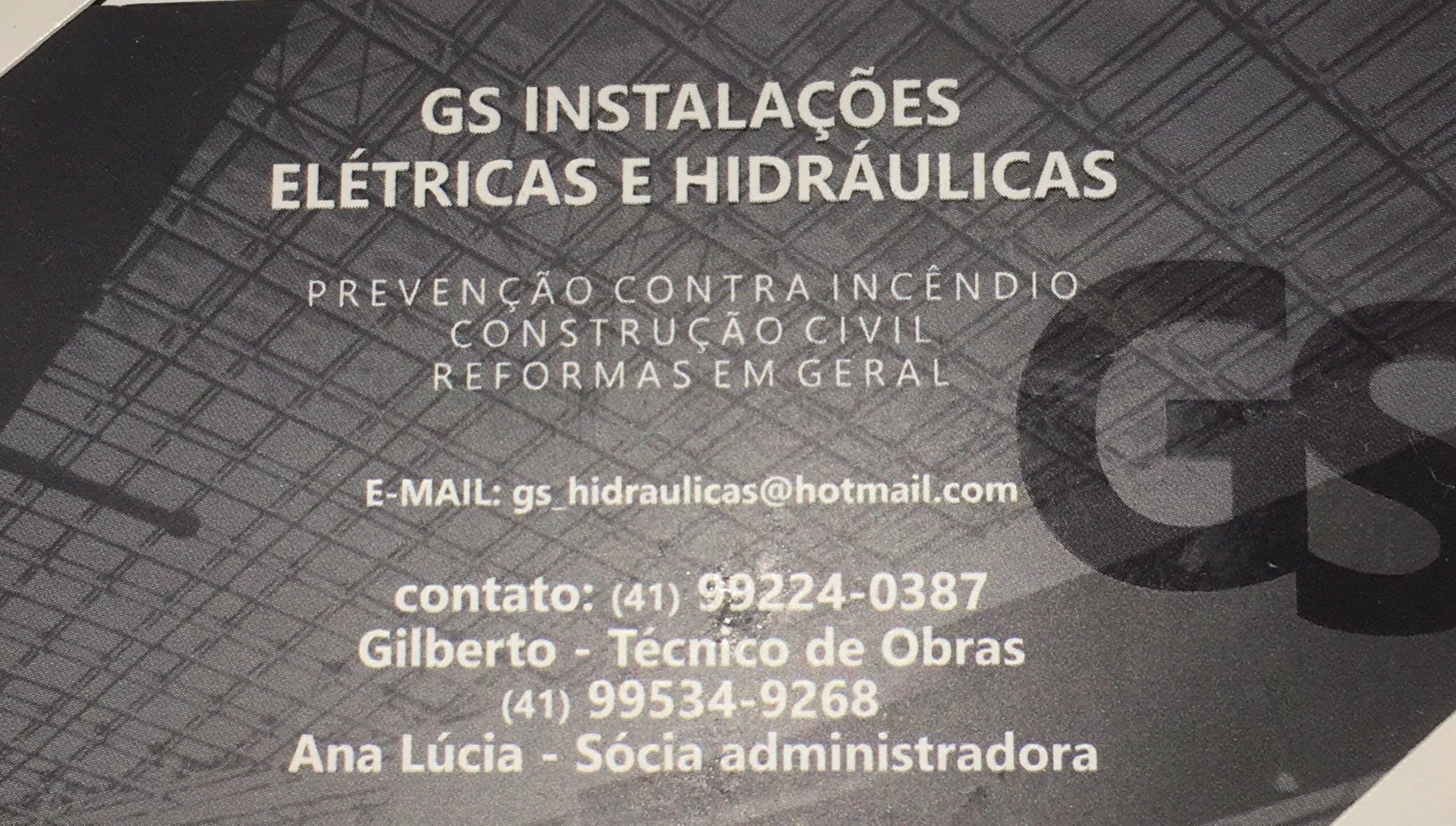 GS Instalações Elétricas e Hidráulicas