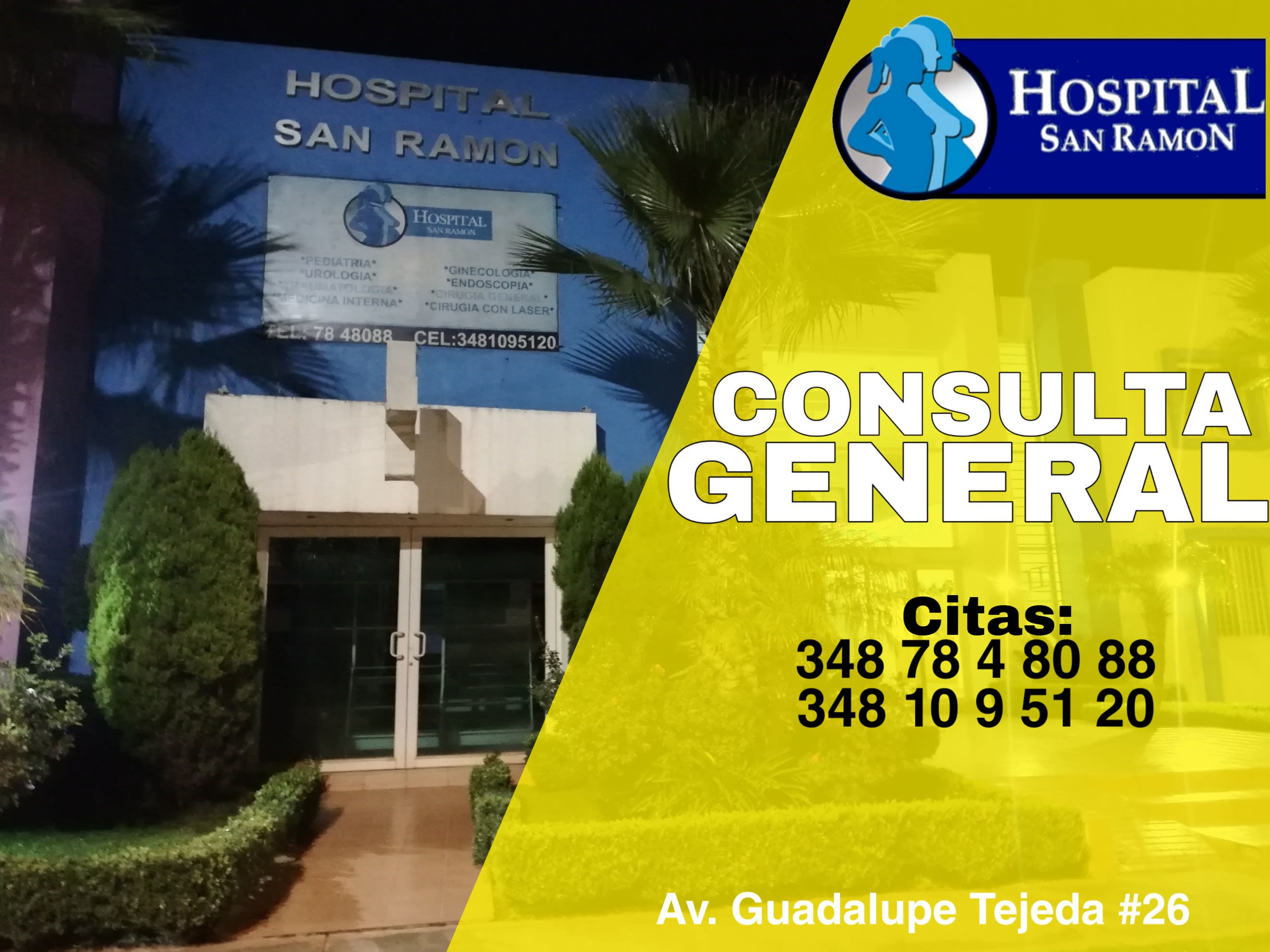 Consultas generales - Hospital - Hospital San Ramón Medical Center S. A ...
