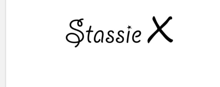 Stassie X