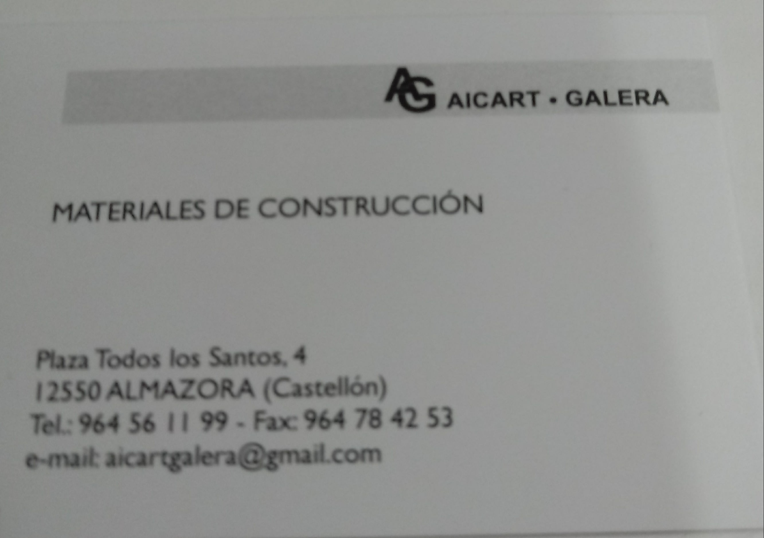 Aicart Galera Materiales para Construcción