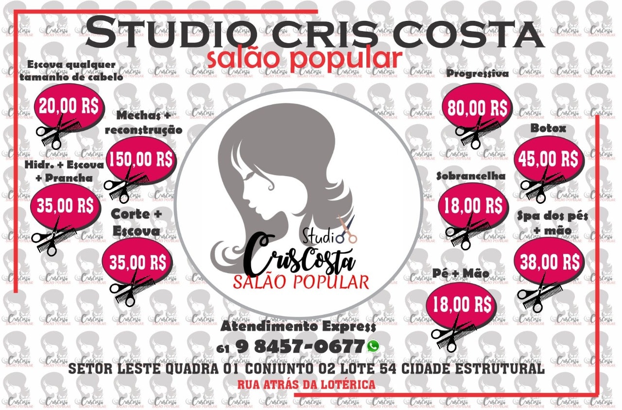 Studio Cris Costa Salão Popular