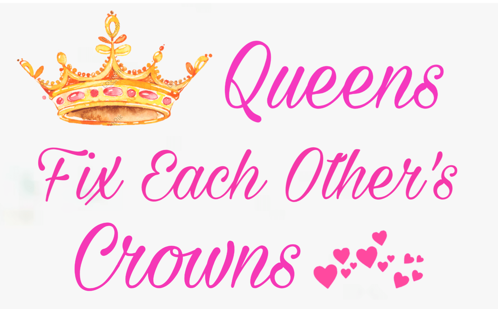 Queens Fix Each Other's Crowns