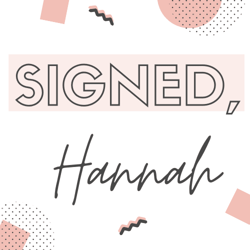 Signed Hannah