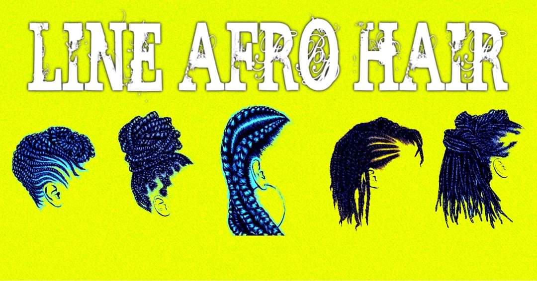 Line Afro Hair