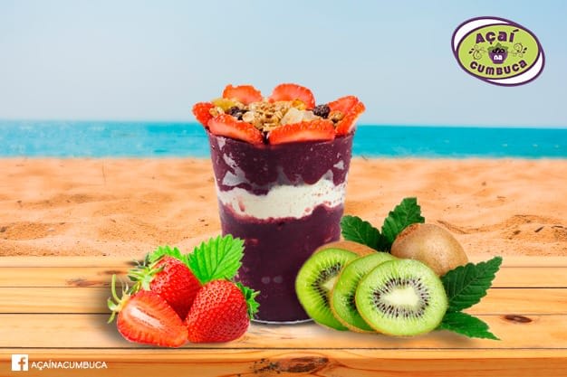 Combo Topzera: 02 copos de Açaí 500ml: Topíssimo Açaí - o Melhor da Cidade!