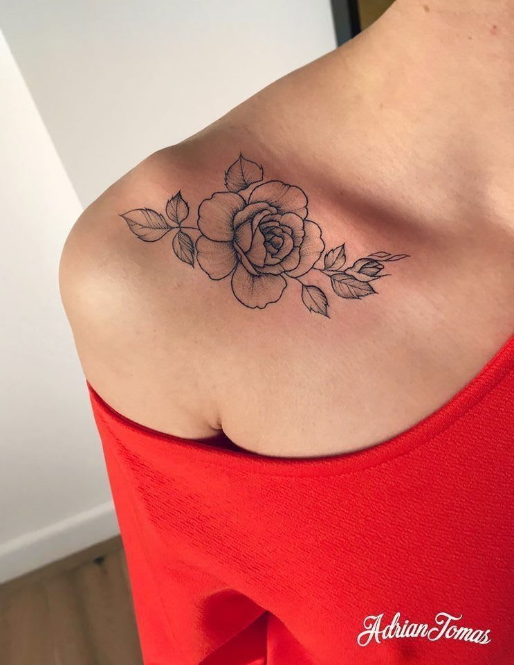 2 Sheets Sexy Flowers Chest Design For Women Arm Medium Stickers Tattoo  10x21cm | eBay