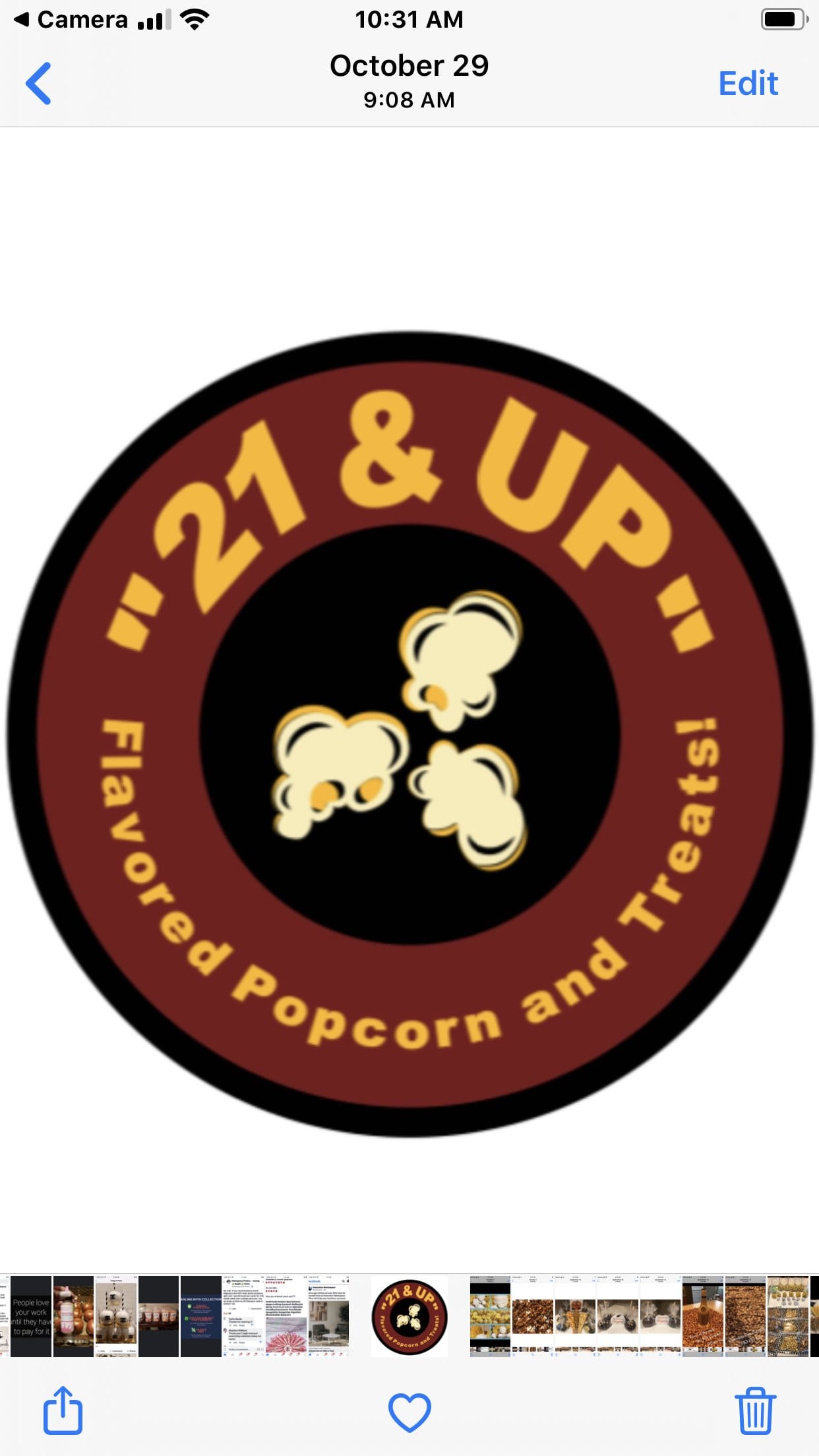 21 & Up Flavored Popcorn And Treats