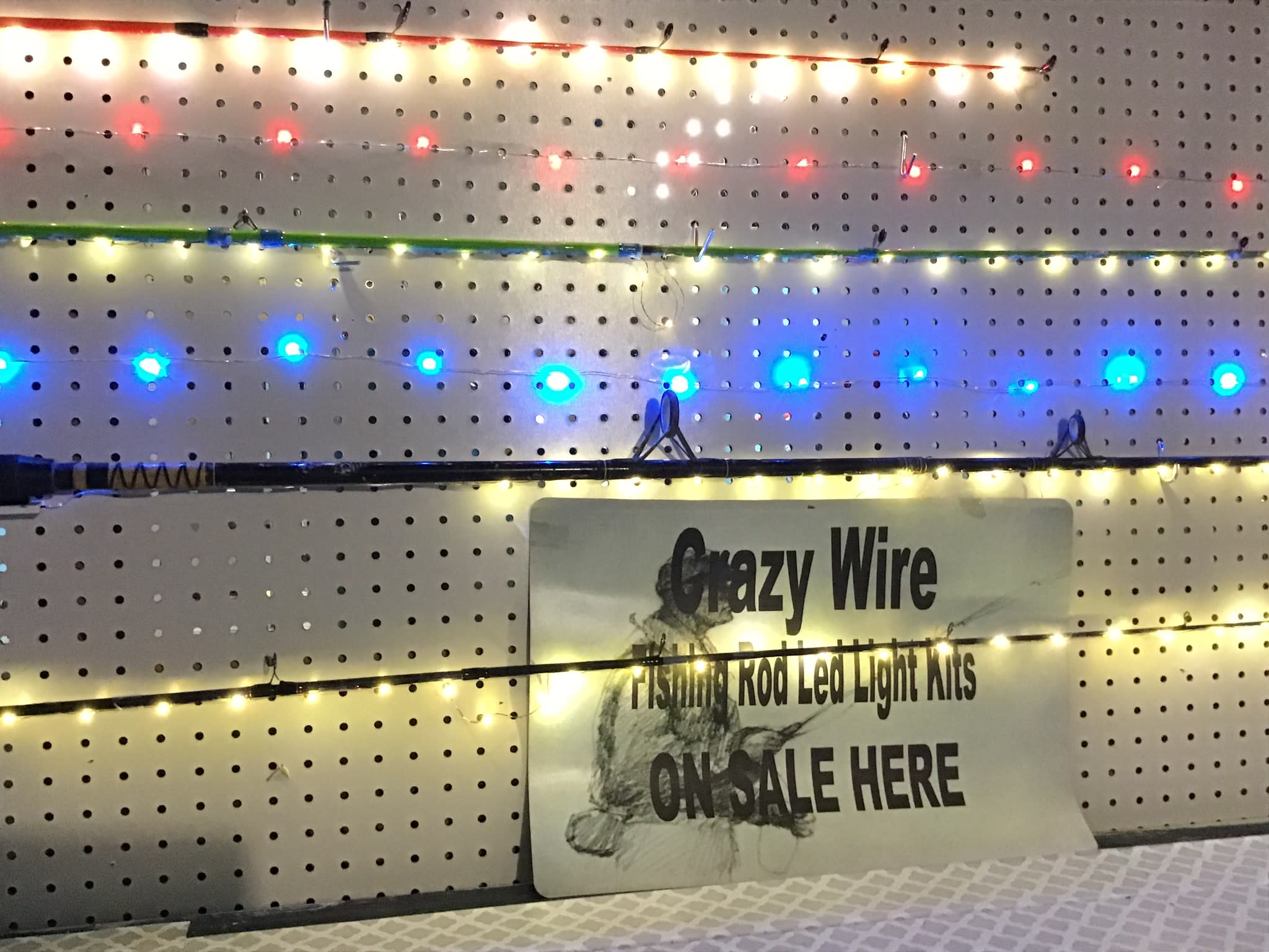 Fishing Rod LED Light Kits - Our Stock - Crazy Wire Lighting