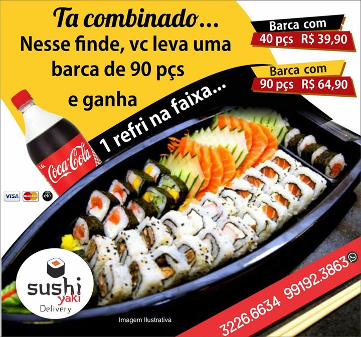 RODÍZIO JAPA COM SUSHI BURGUER E BARCA ROLANTE DE IGUARIAS 🍔🍣😍 O ro