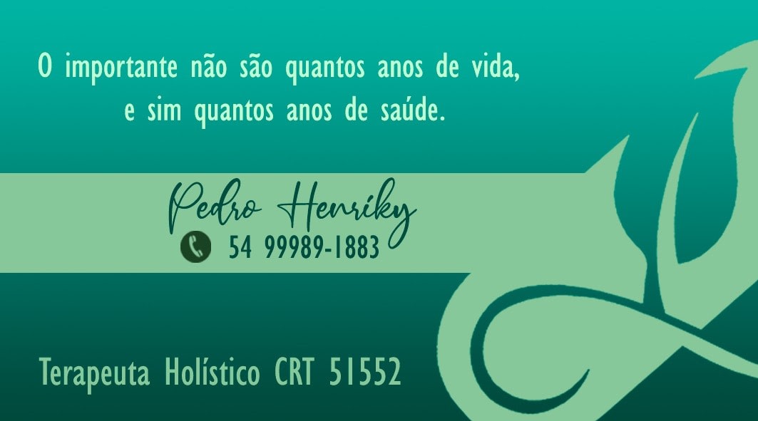 Pedro Henriky Terapeuta Holístico