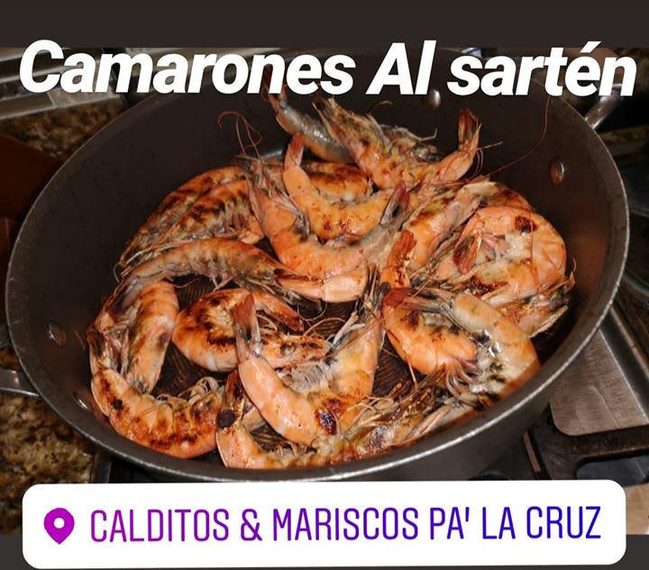 Camarones al sarten - Menú - Caldito y Mariscos Pa La Cruz | Cancún