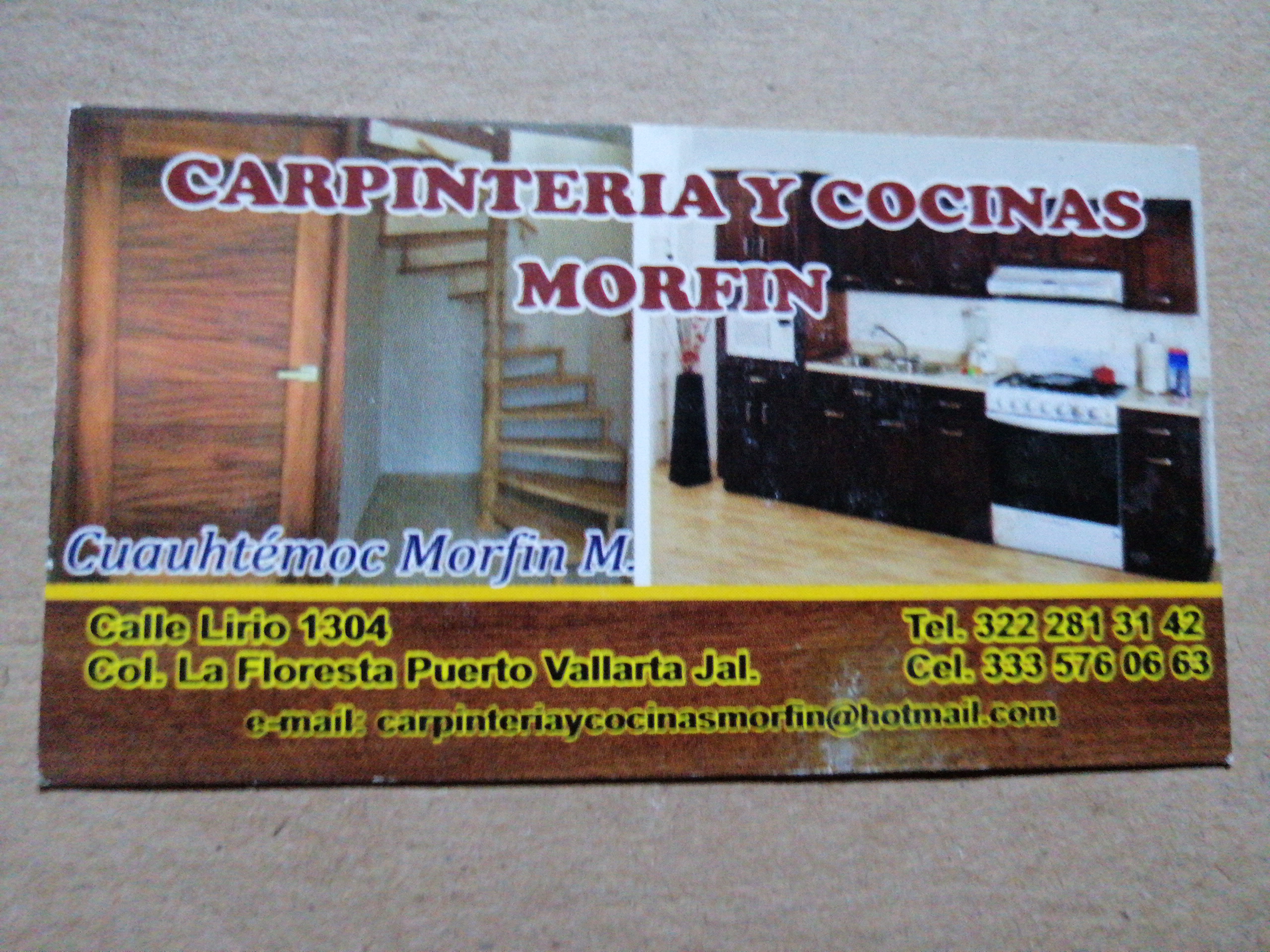 Carpintería y Cocinas Morfin