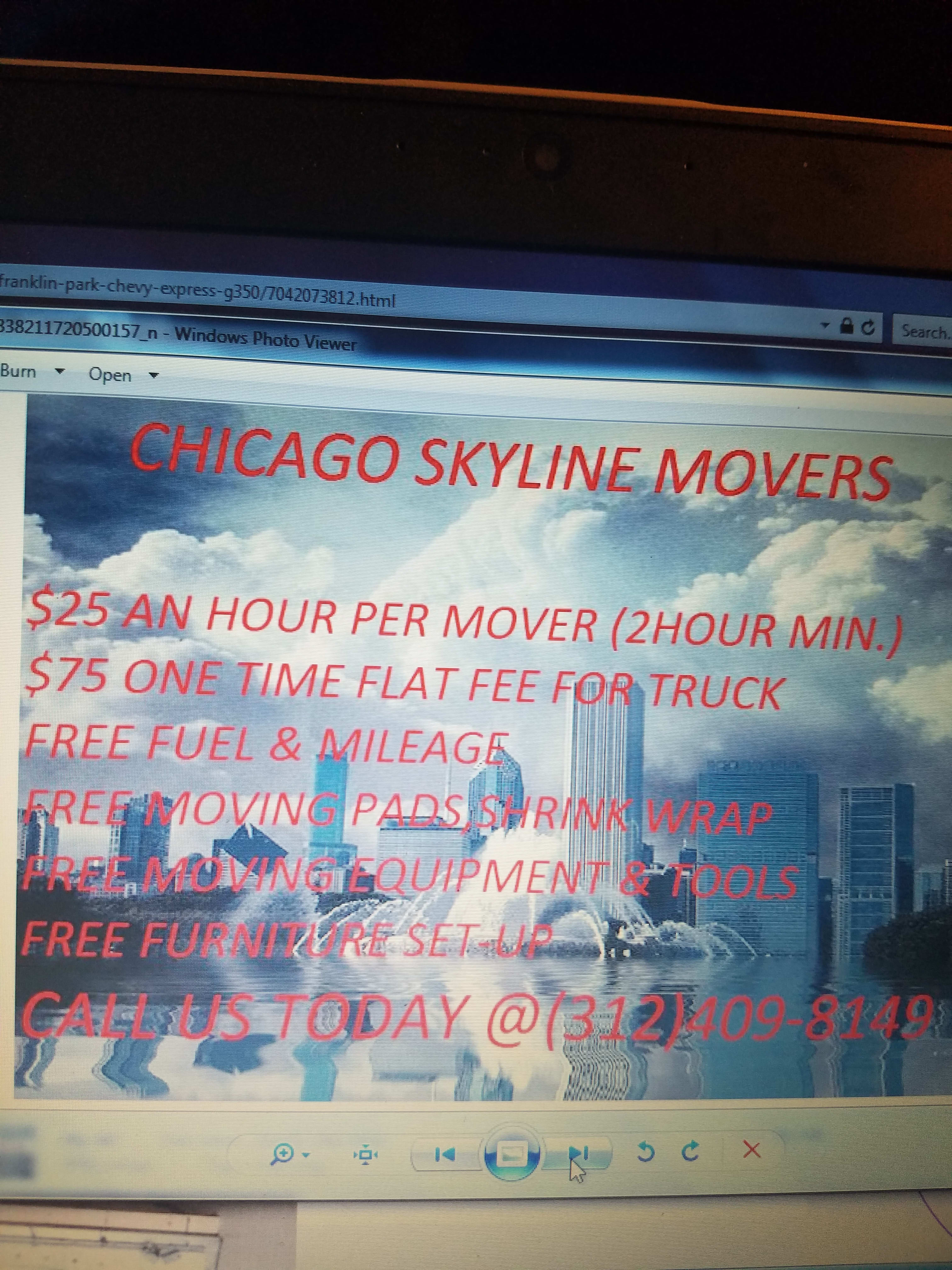 Chicago Skyline Movers Mover Burbank