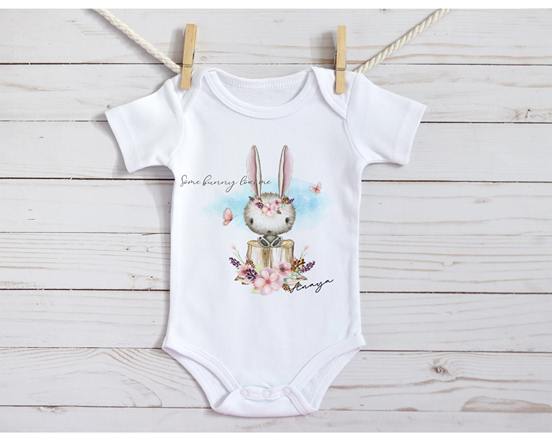 printed baby grow