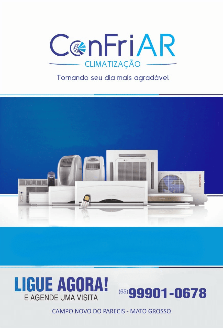 CONFRIAR CLIMATIZAÇÃO - Referência em Ar Condicionado em Campo Novo do Parecis - MT