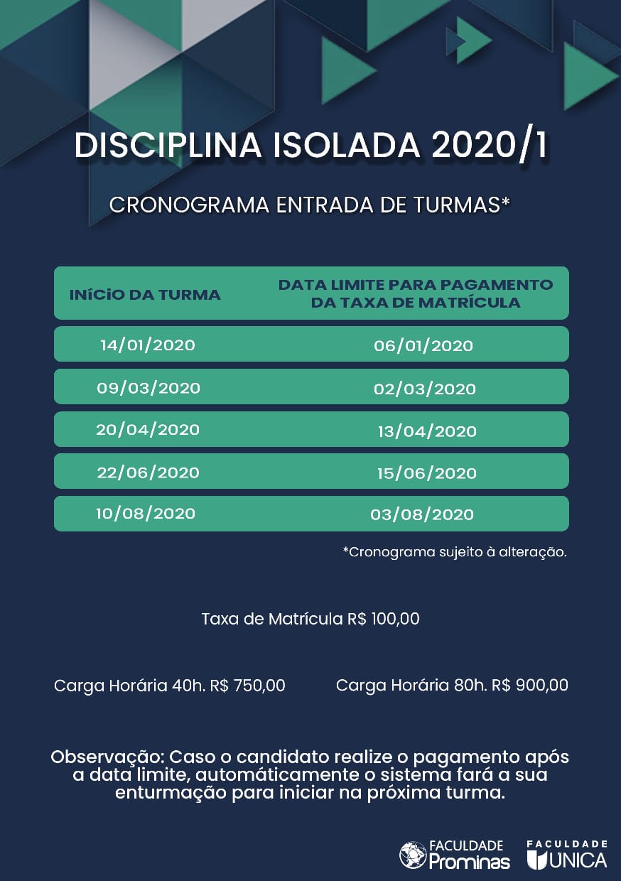 Disciplinas