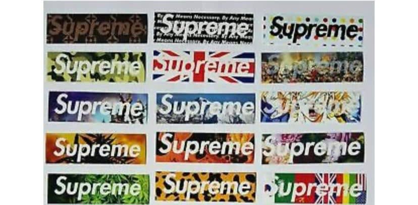 1 Supreme Sticker What We Offer Burgess Supreme Stickers