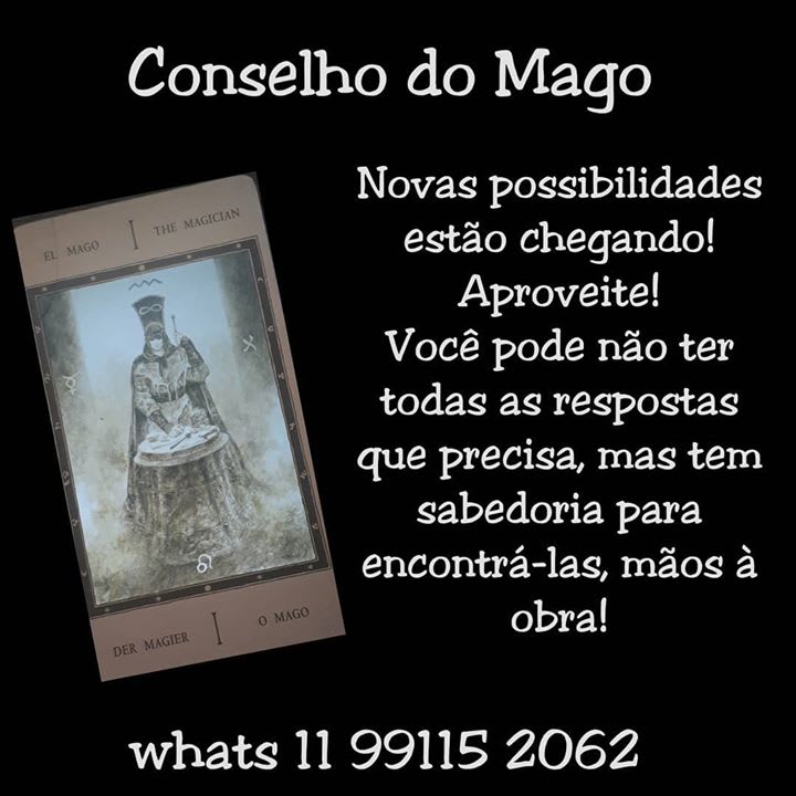 Carta de Tarot – O Mago – The Magician - Caotize-se