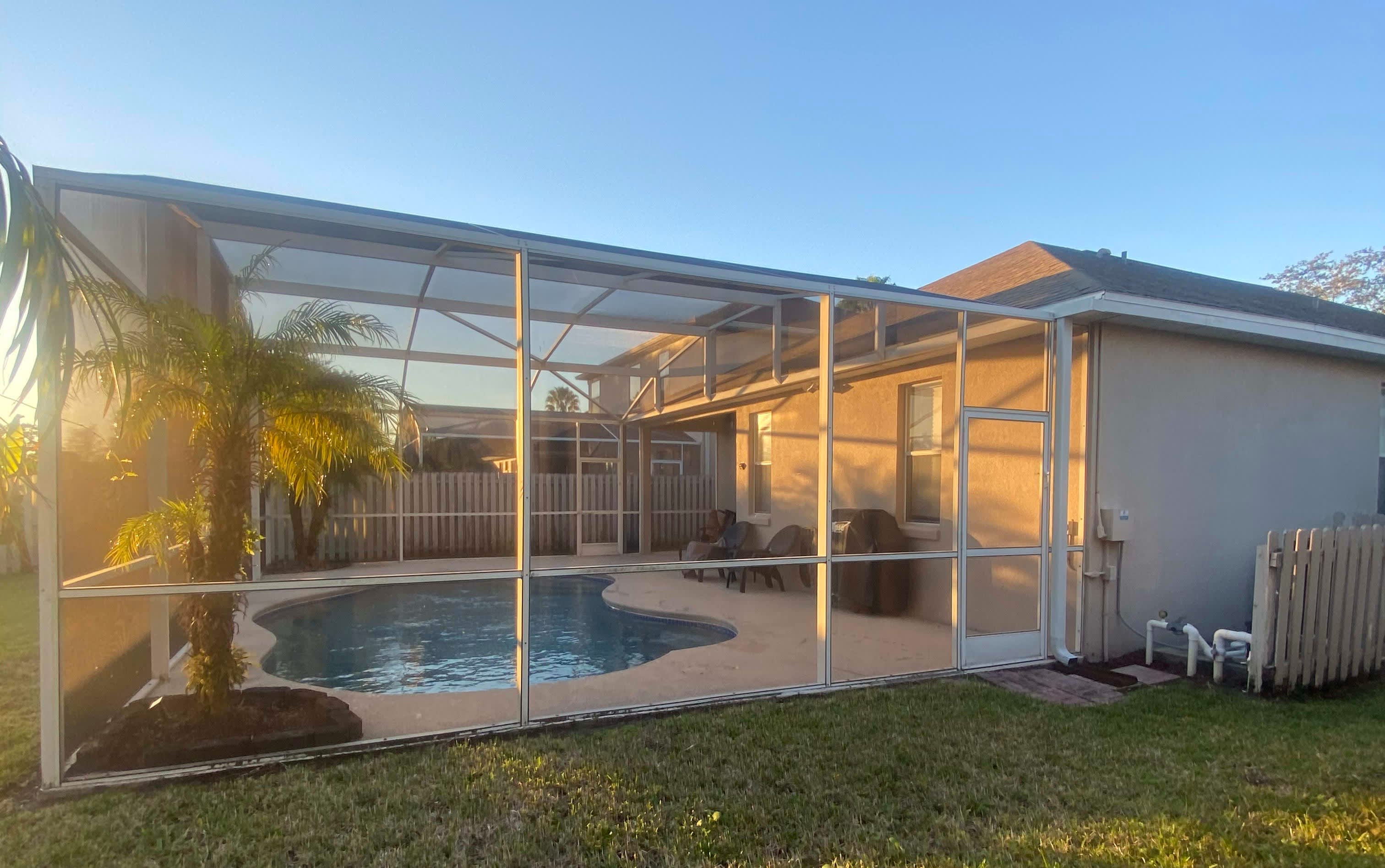 Screen Enclosures Pool Cleaning and Maintenance Neptune Pools Fl