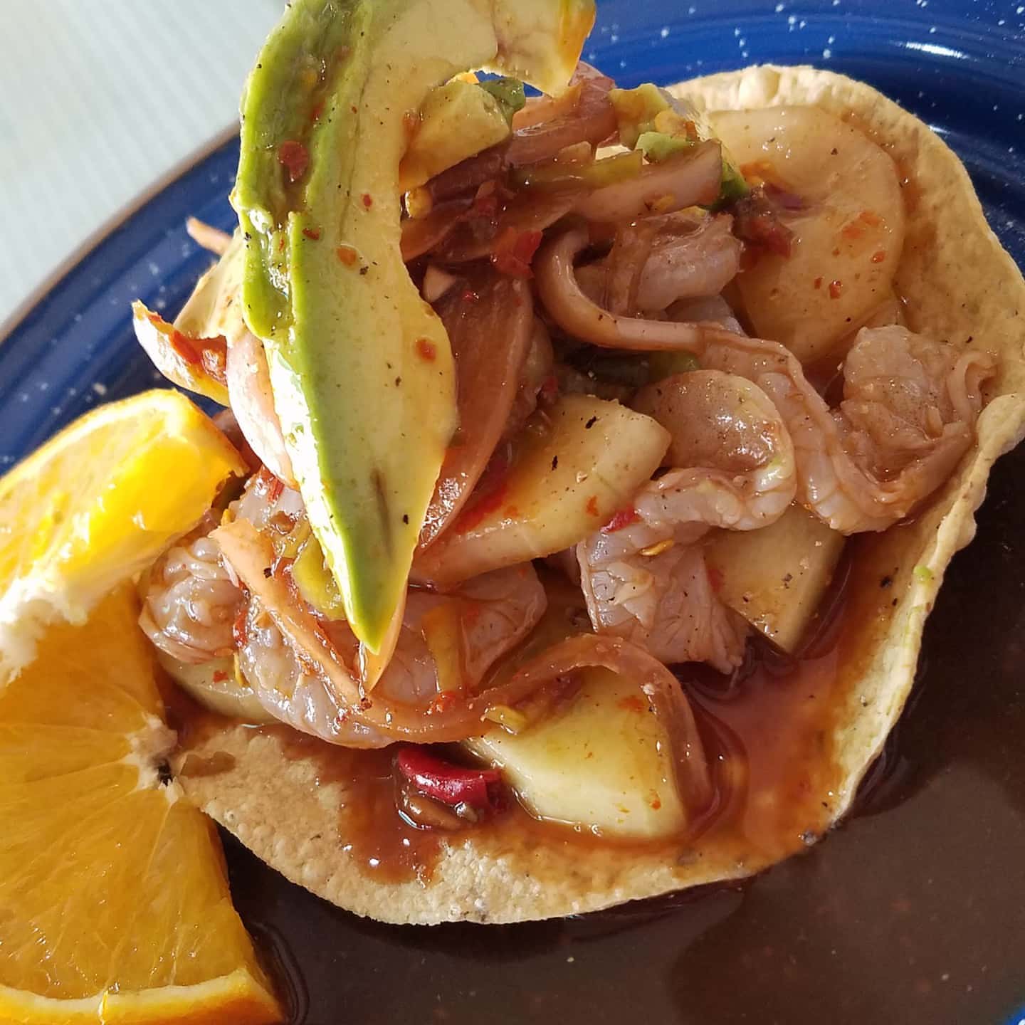 Tostadas de aguachile - Marisquería - El Cevichito Puebla | Marisquería en  Puebla