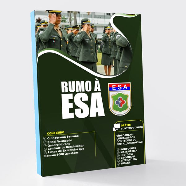 Apostila Digital Concurso Público Escola de Sargento das Armas (ESA) - 2020  Sargento do Exército Brasileiro