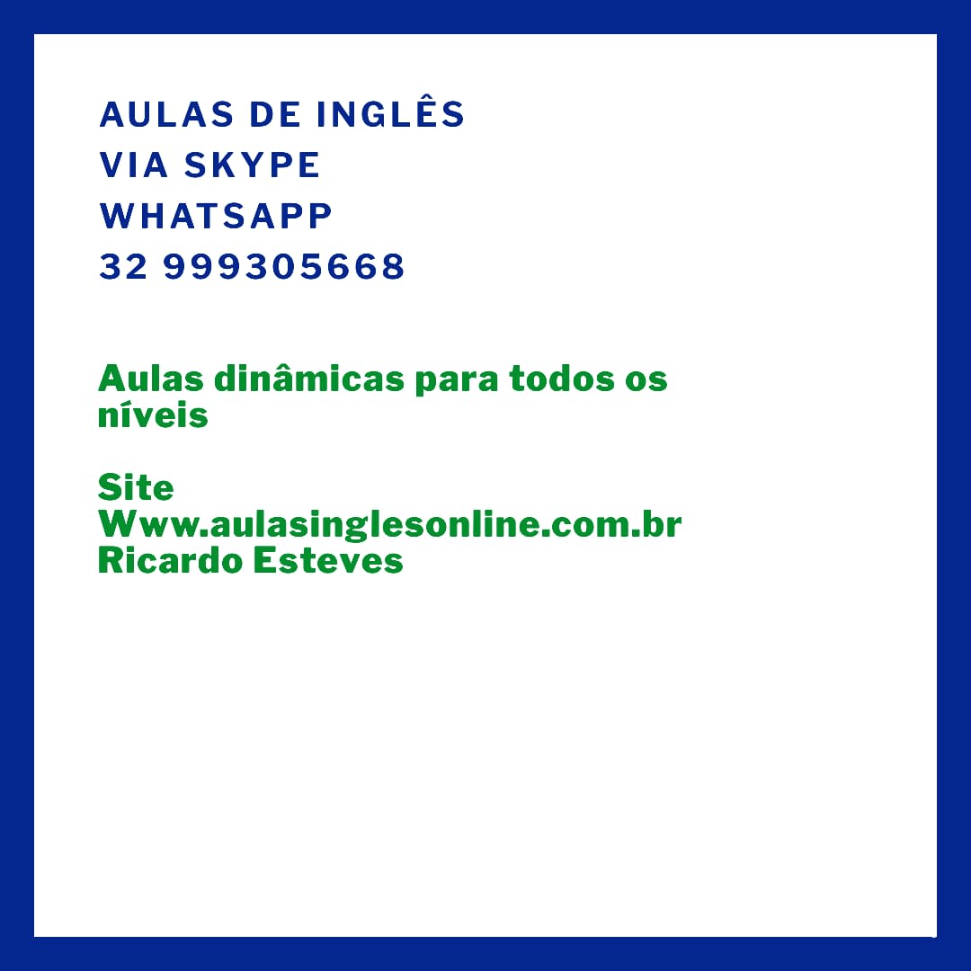 INGLÊS PARA TODOS - 32 99930 5668