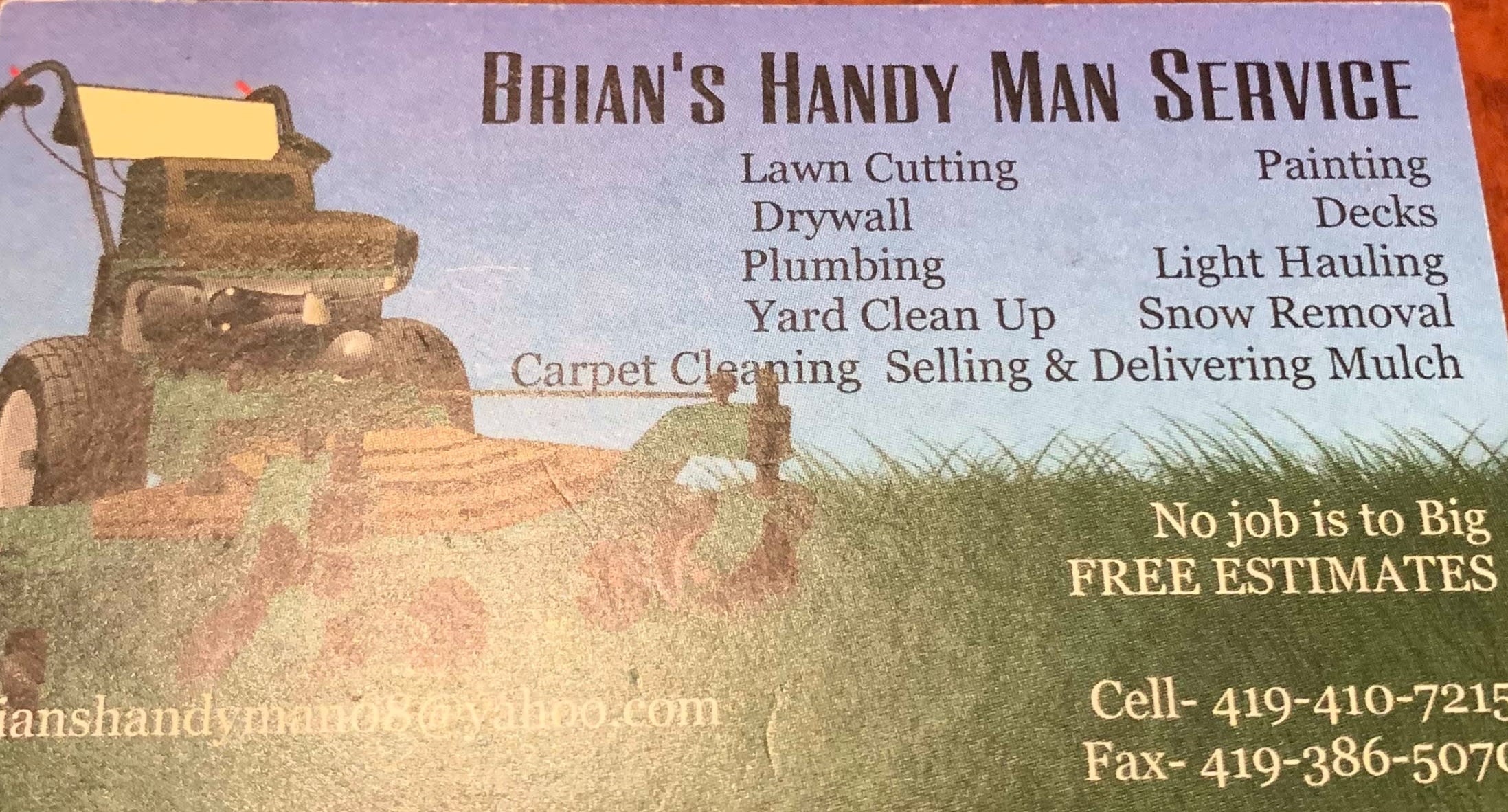 Brian’s Handyman Service