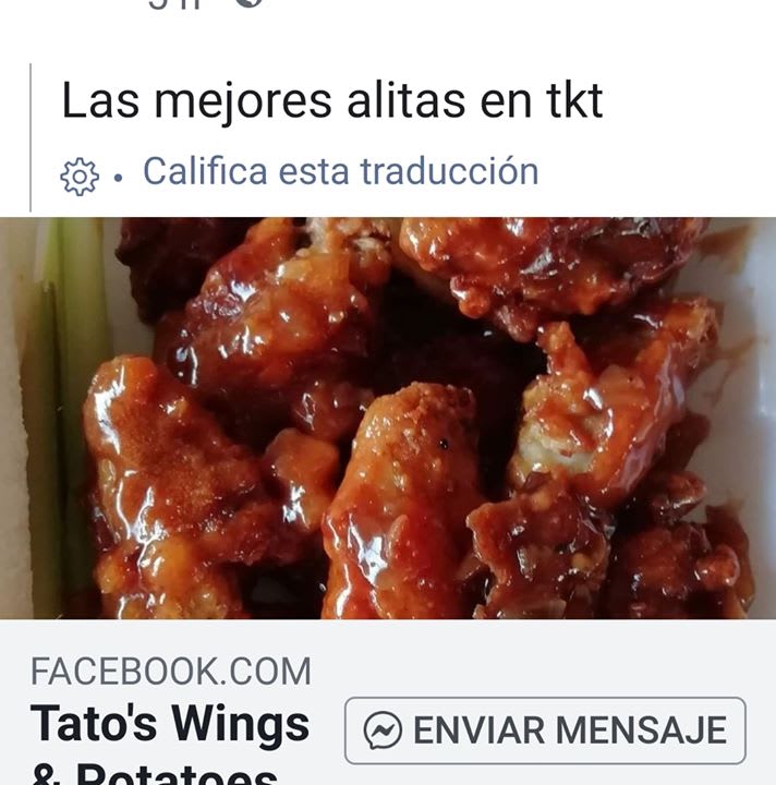 Tato's Wings & Potatoes - Puesto de comida | Tecate