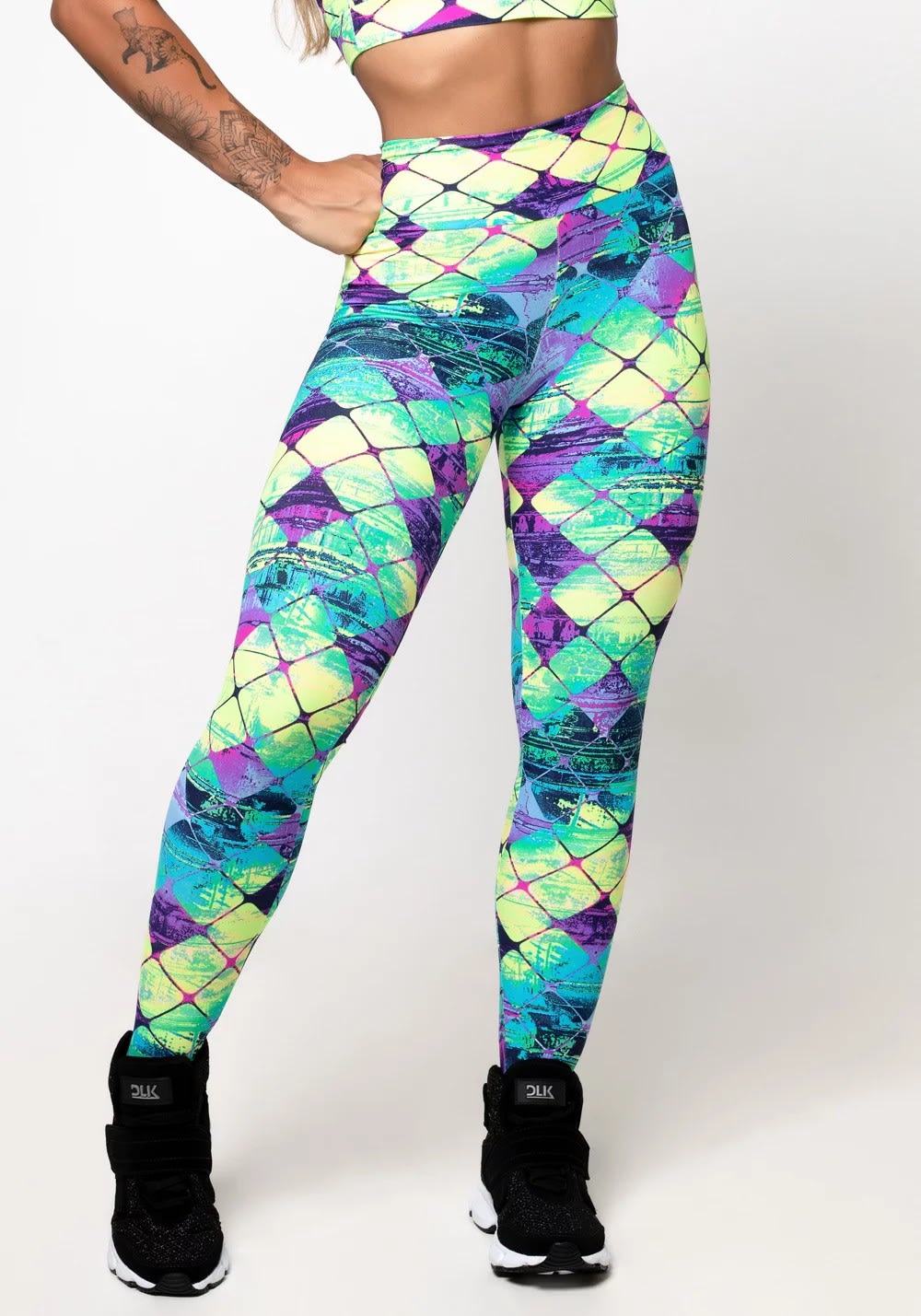 calca legging feminina neon