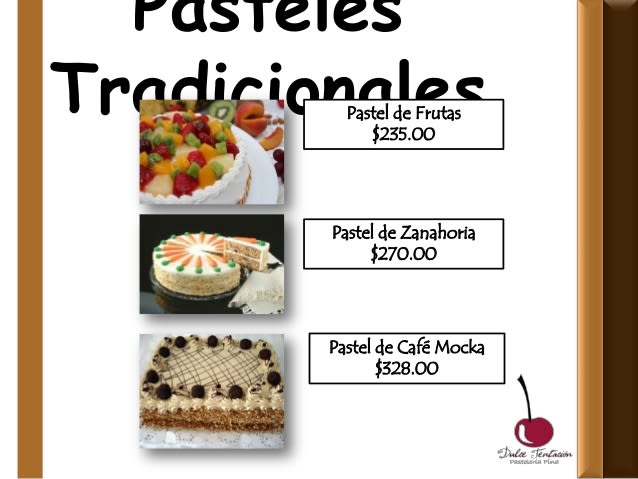 Pastel de zanahoria - Ofrecemos - Dulce Tentación - Pastelería | Tlaxcala  de Xicohténcatl