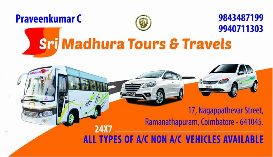 Sri Madhura Tours & Travels - Travel Agency | Coimbatore