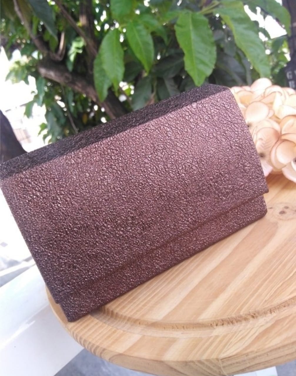 clutch preta brilho