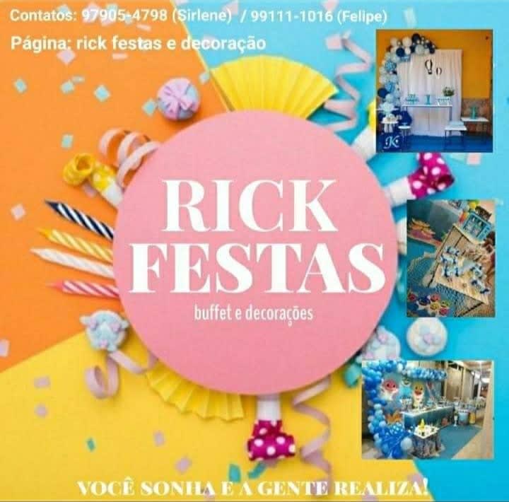 Rick Festa e Decorações Personalizadas