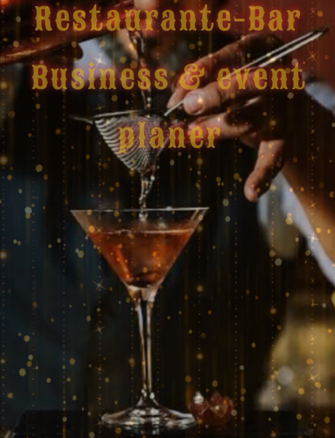 Restaurant-Bar Business and event Planner